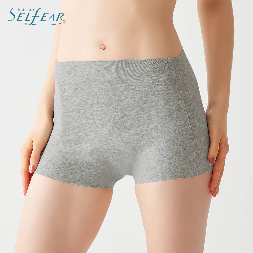 【完全無縫製吸水ショーツ】一分丈ショーツ（50cc対応）